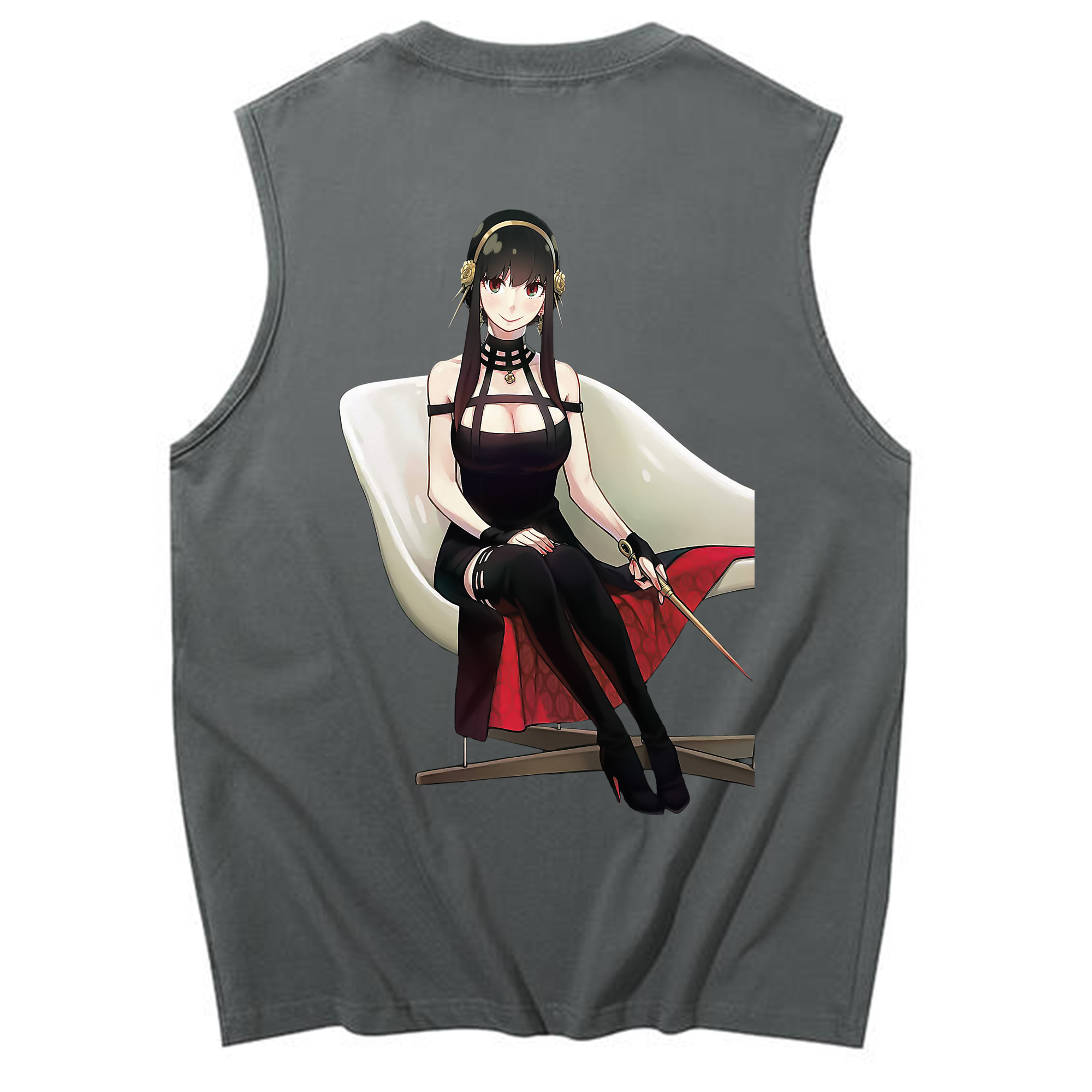 （画像用） SPY×FAMILY间谍家家酒 コットン100％タンクトップ（背面プリント）